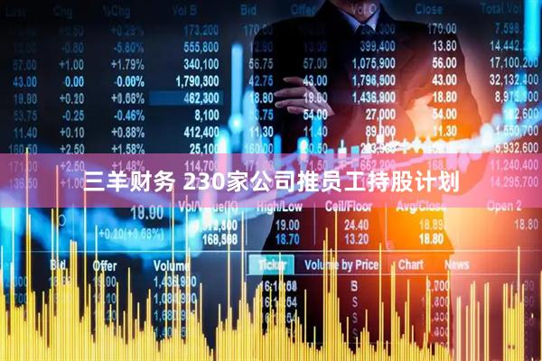 三羊财务 230家公司推员工持股计划